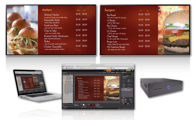 Digital Menu Boards for Restaurants - Electronic Menu Boards